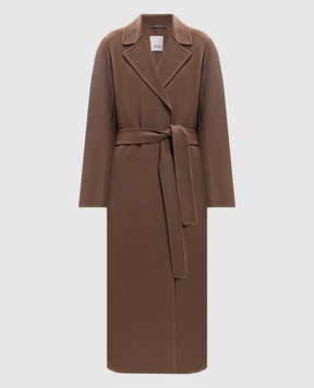 Max Mara Brown PENELOPE wool coat SMMPENELOPE