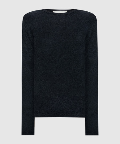 Grey long sleeve Vivian with cashmere