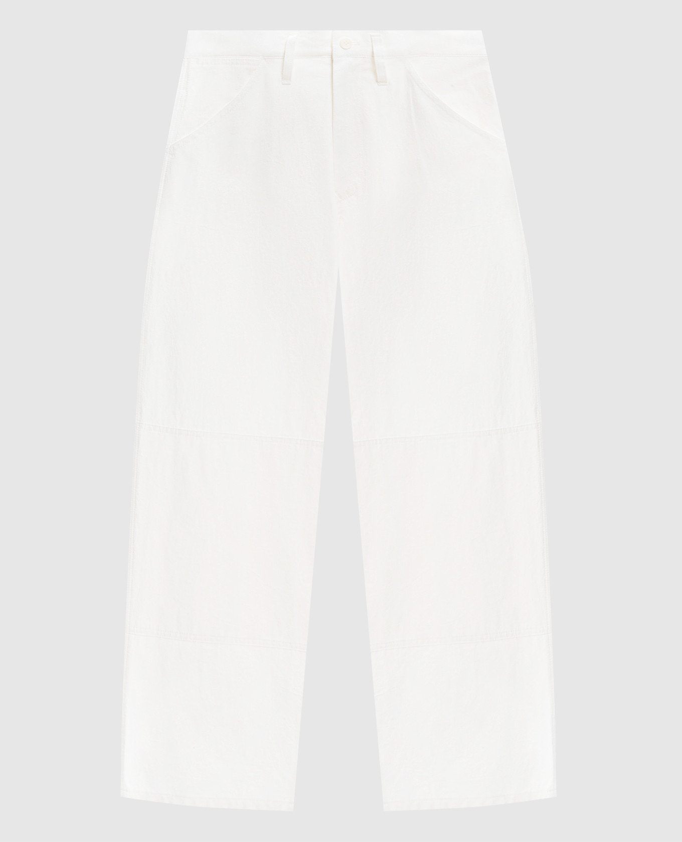 

White linen pants Y` Yamamoto
