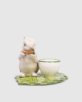 Au Bain Marie White Rabbits white ceramic egg stand ABMBACOQ9B
