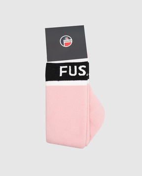 Fusalp Pink PISTE PRO socks with wool G3719