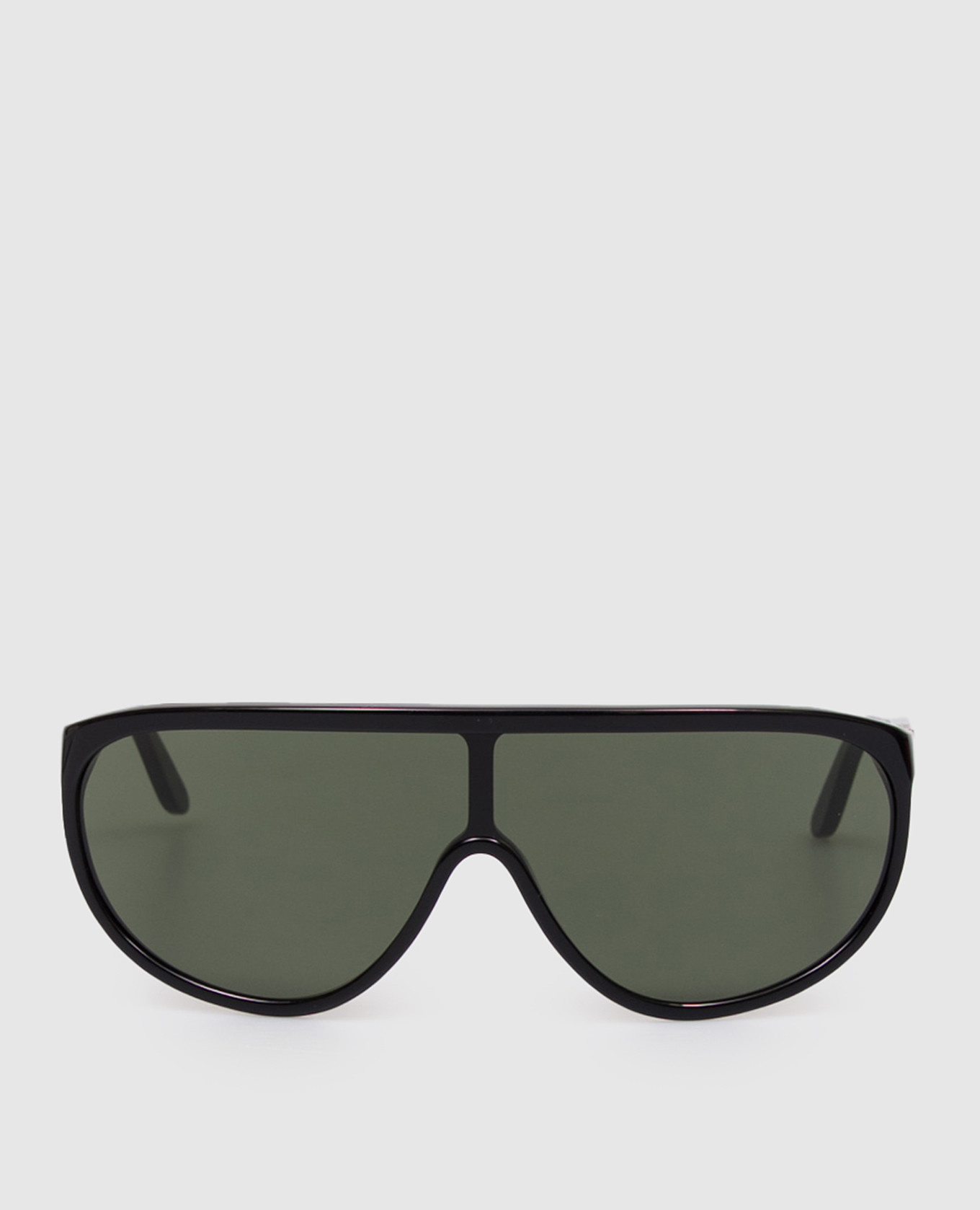 Black Shield Aviator Sunglasses