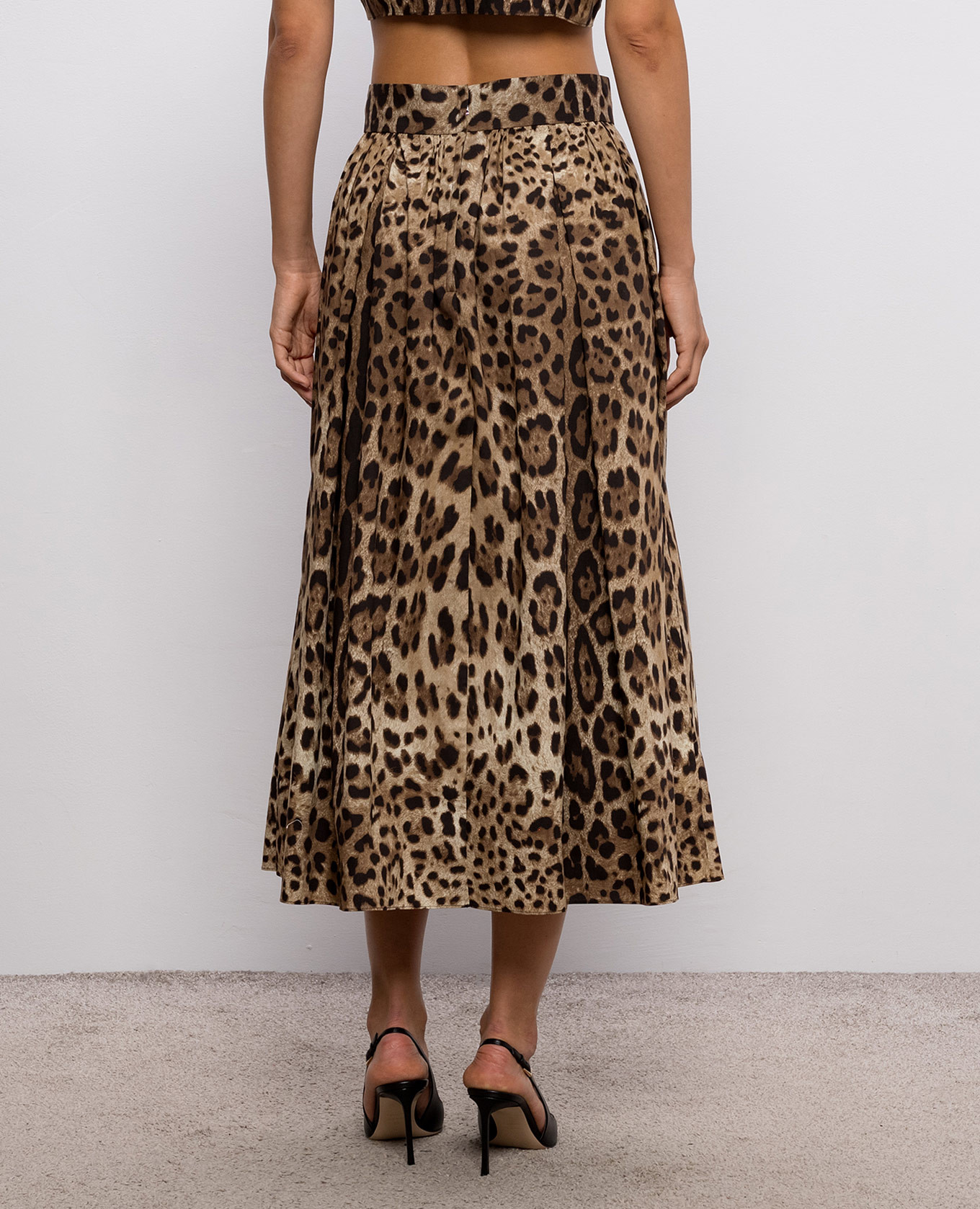 Leopard print midi skirt Dolce&Gabbana 4