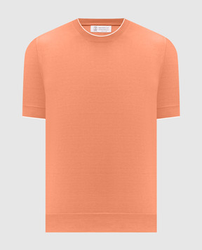 Brunello Cucinelli Orange T-shirt M29805200