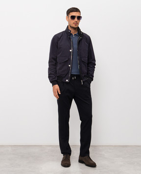 MooRER Blue TANNER jacket TANNERAT