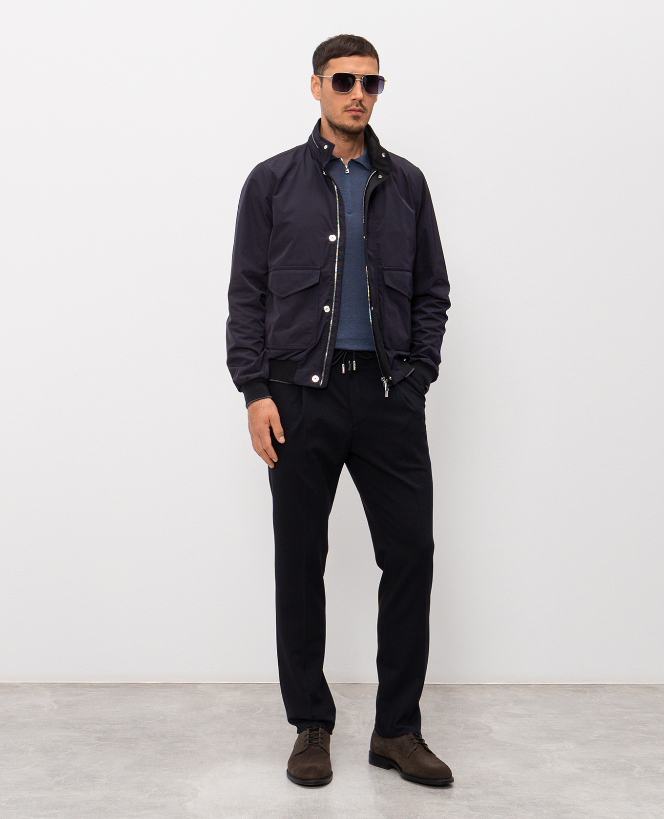 

Blue pants with wool ANTON MooRER