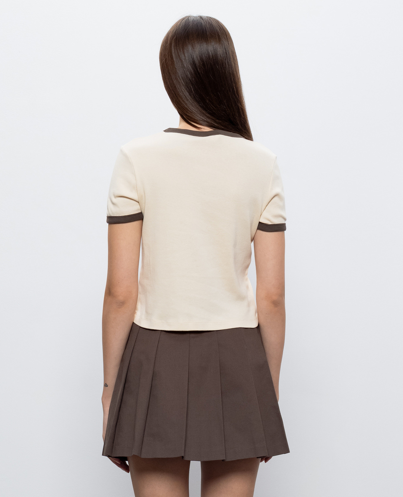 Beige Fatou T-shirt Sporty & Rich 4
