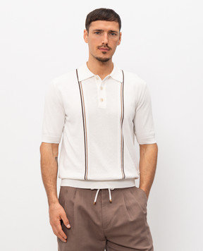 Cashmere&Whiskey Ivory polo shirt M54268158