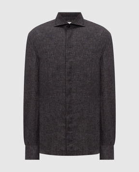 Brunello Cucinelli Gray linen shirt MP630S1900