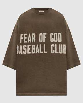 Fear of God Khaki T-shirt with print FG9M109960HWJ