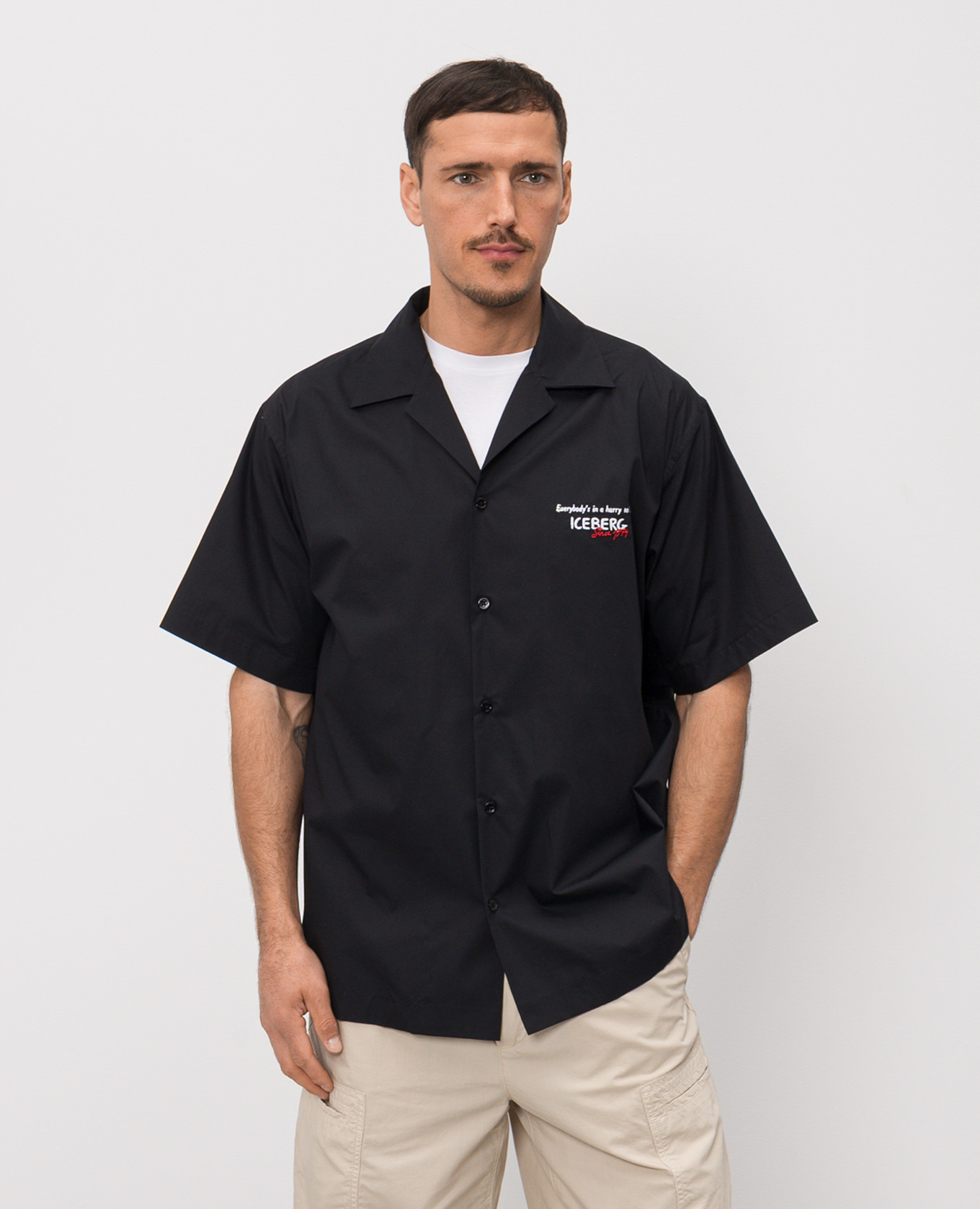 Black shirt with Peanuts print Iceberg 3