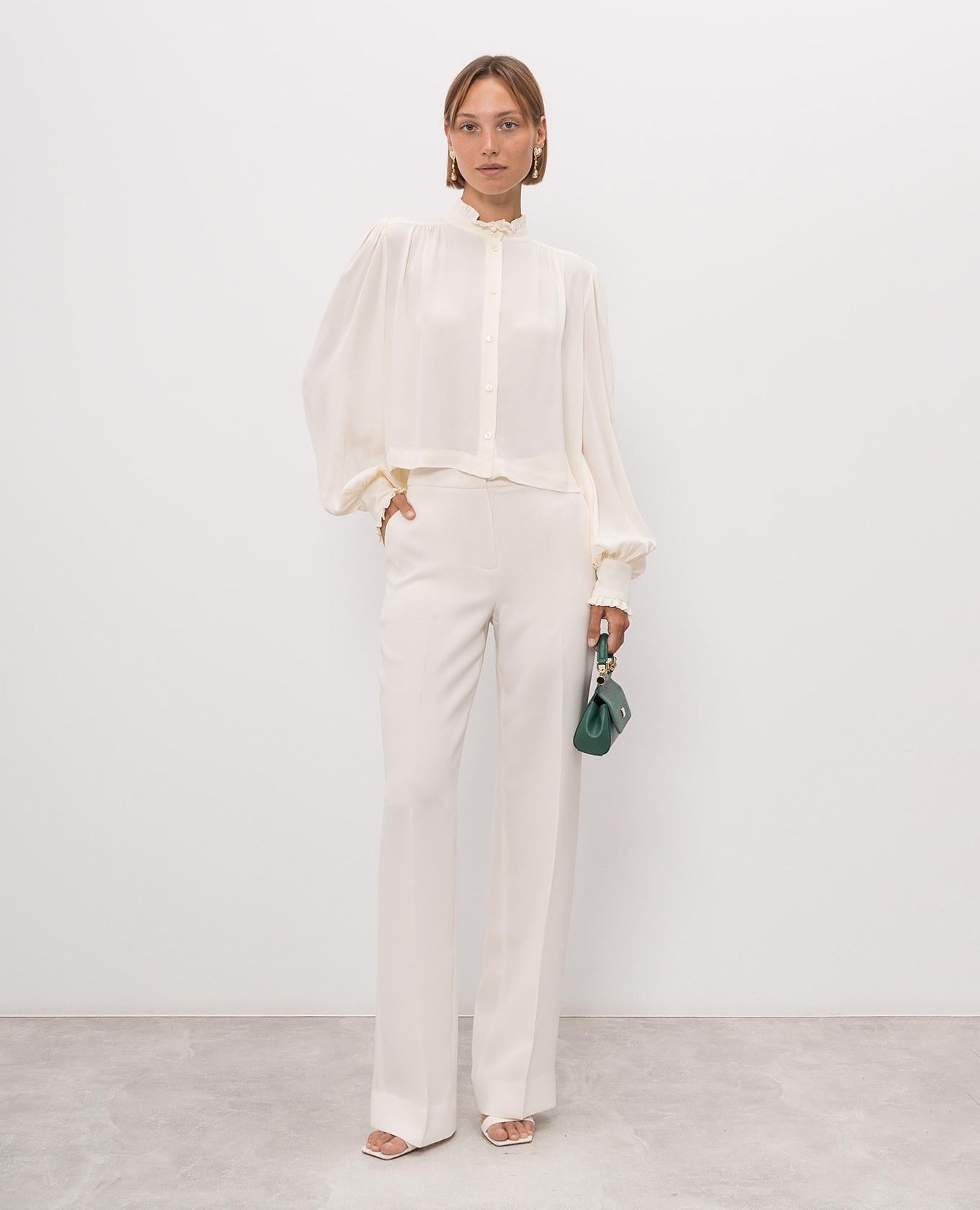 Ivory pants Twinset 2