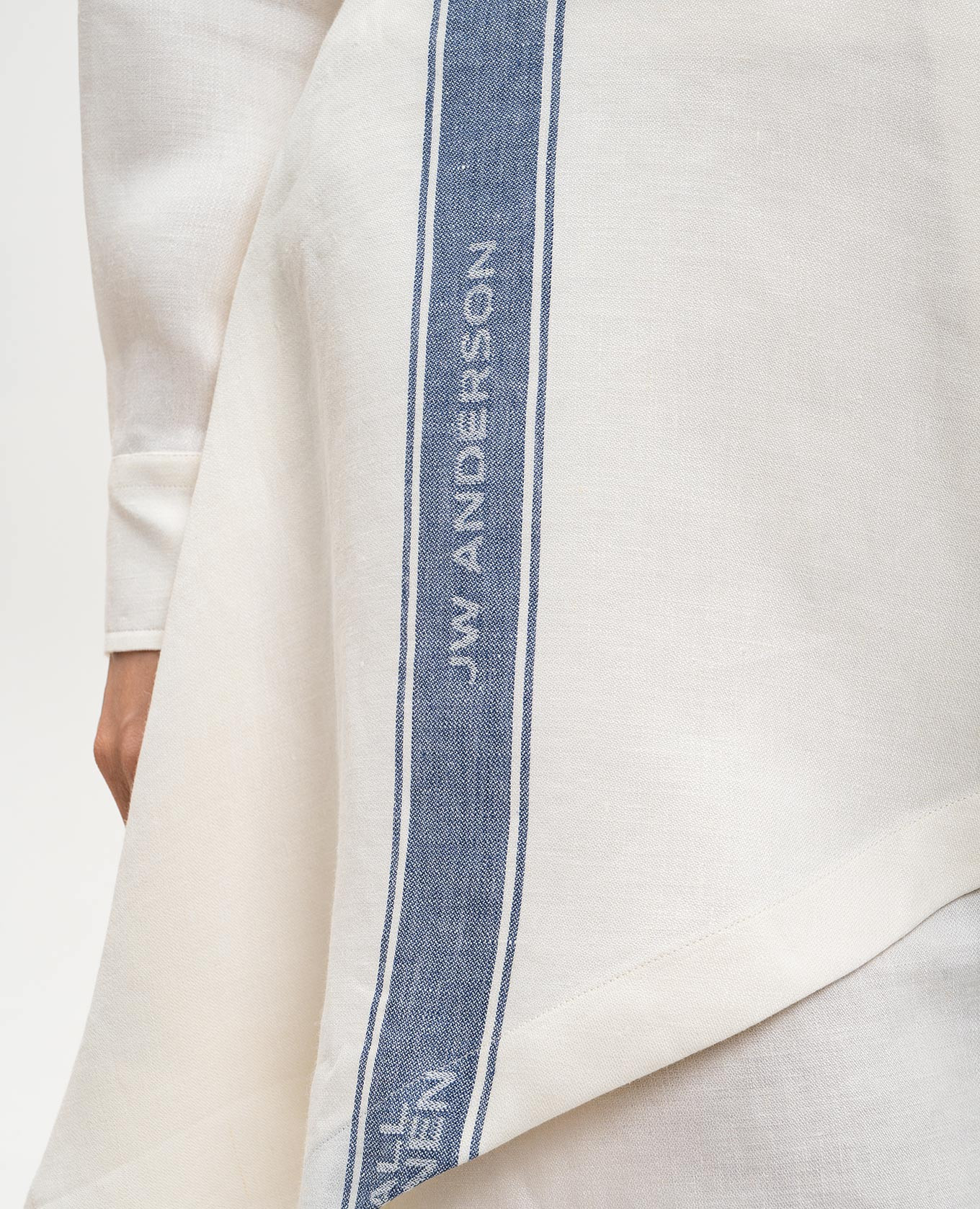 

Ivory linen layered skirt JW Anderson, Beige