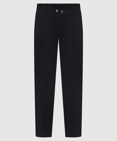 Navy blue wool pants