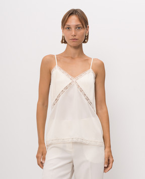 Twinset Ivory lace top 262TP2061