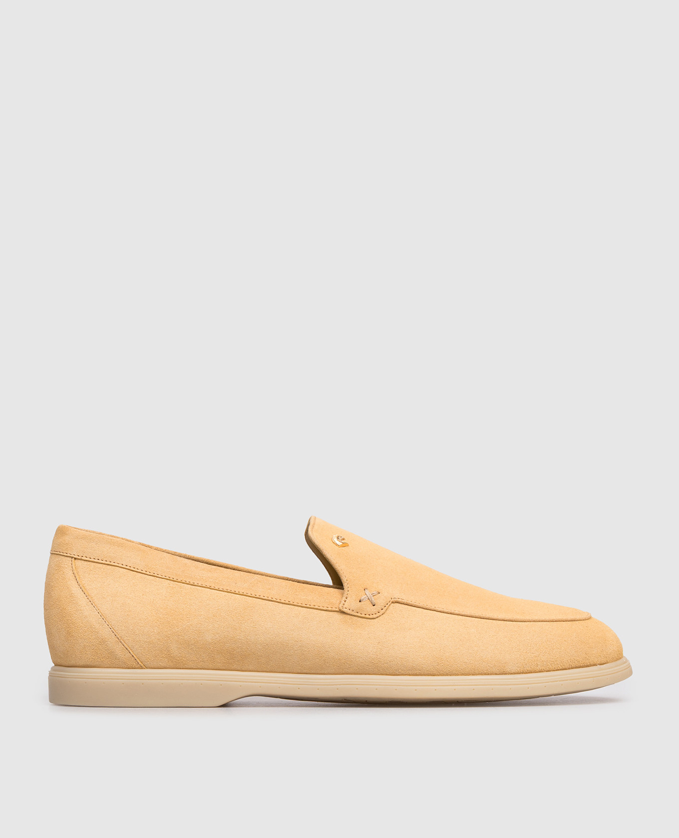 

Yellow suede loafers Stefano Ricci