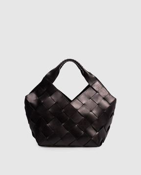 Dragon Botteghe black leather tote bag DGS68108