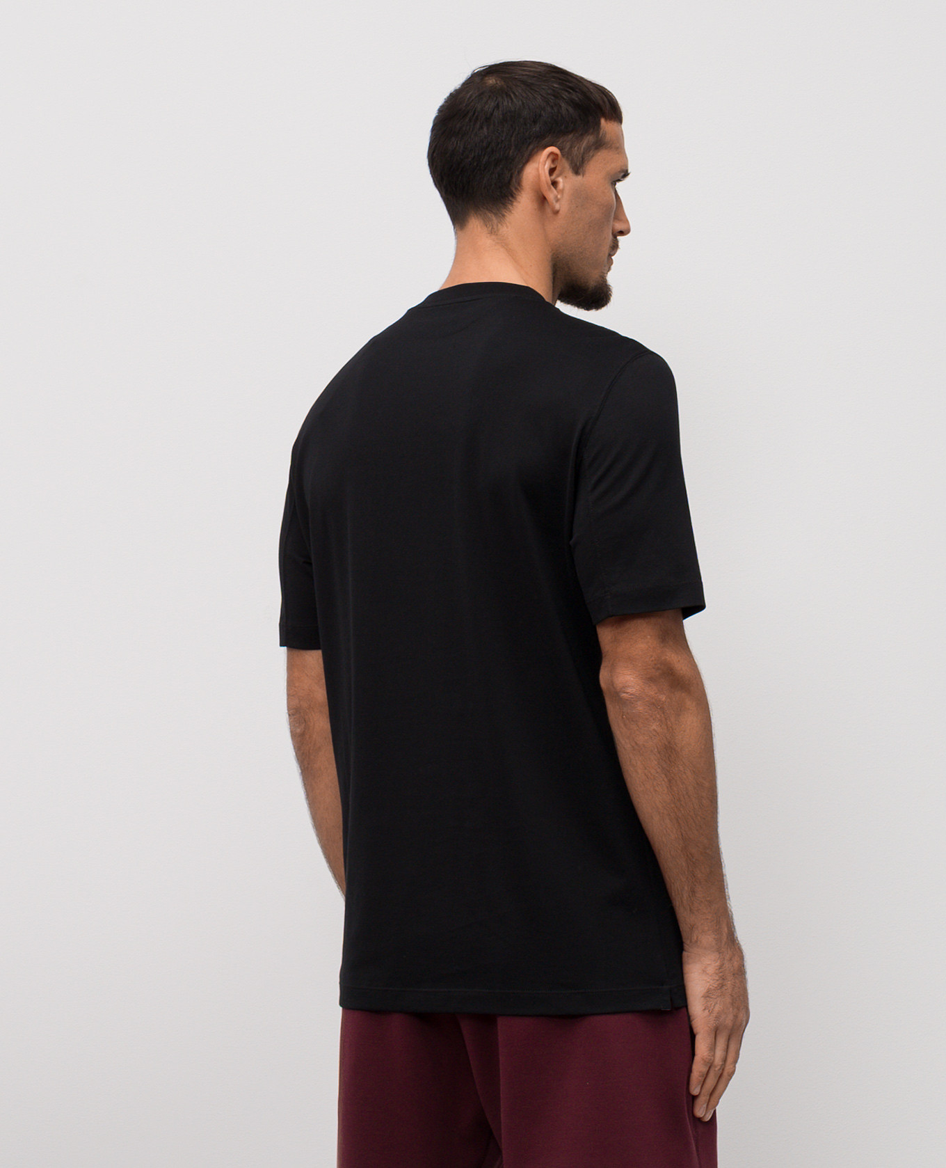

Black T-shirt with print Brunello Cucinelli
