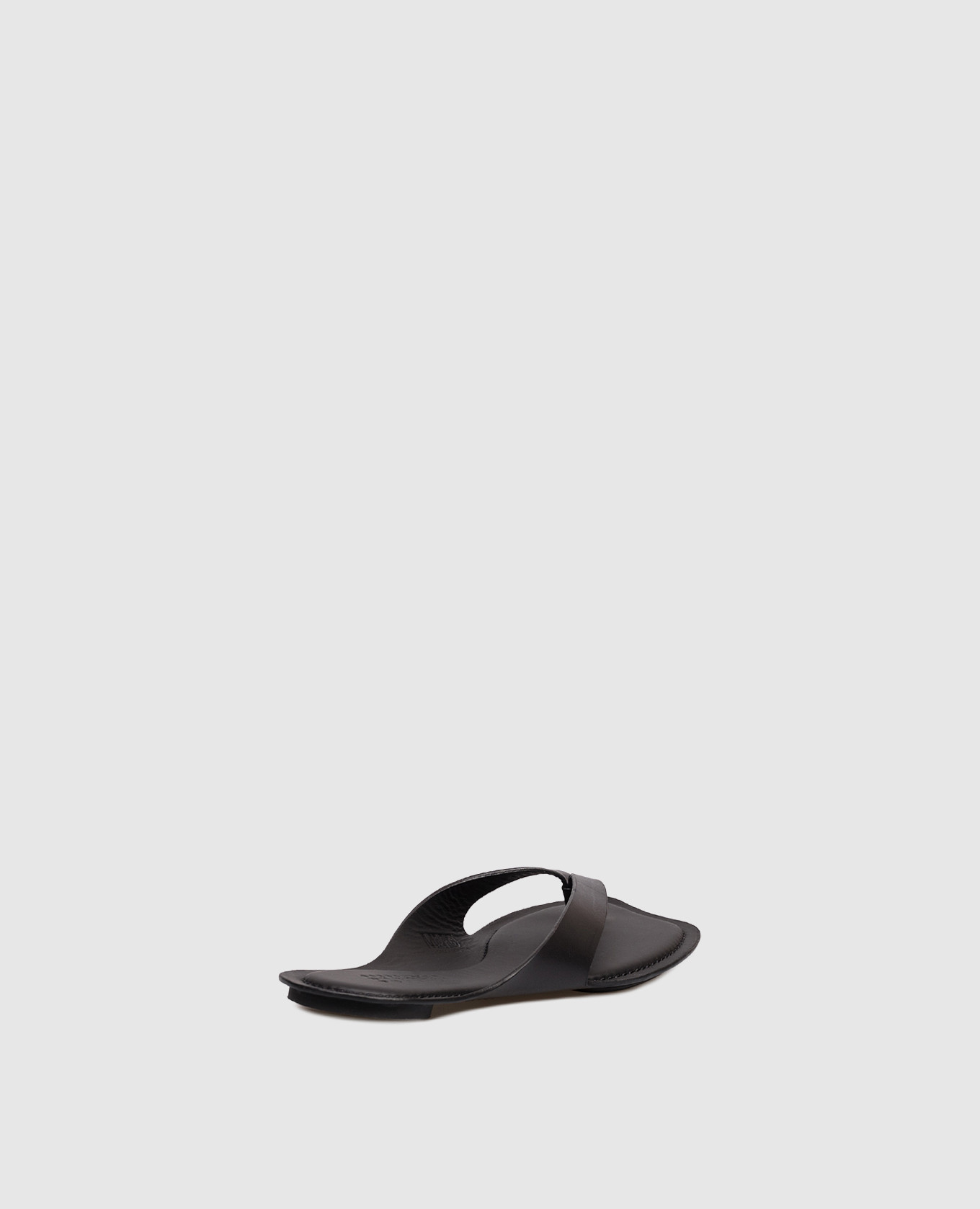 

Black leather flip-flops Maison Margiela MM6