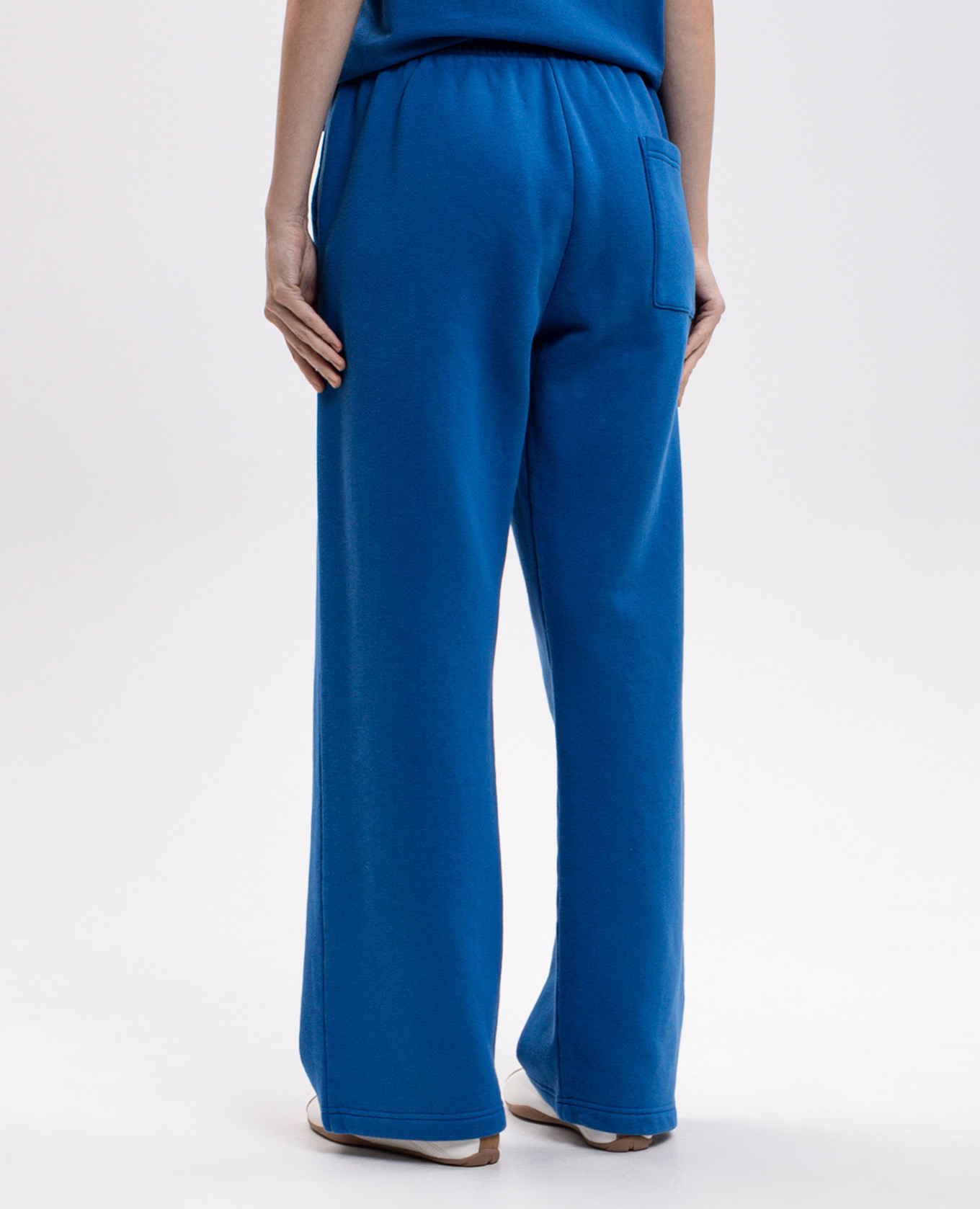 Blue printed sweatpants Sporty & Rich 4