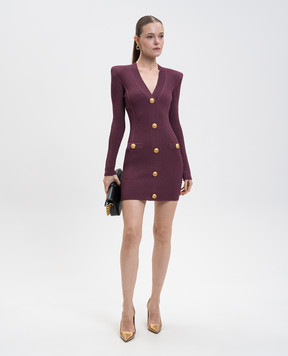 Balmain Purple dress FF0R8033KJ15