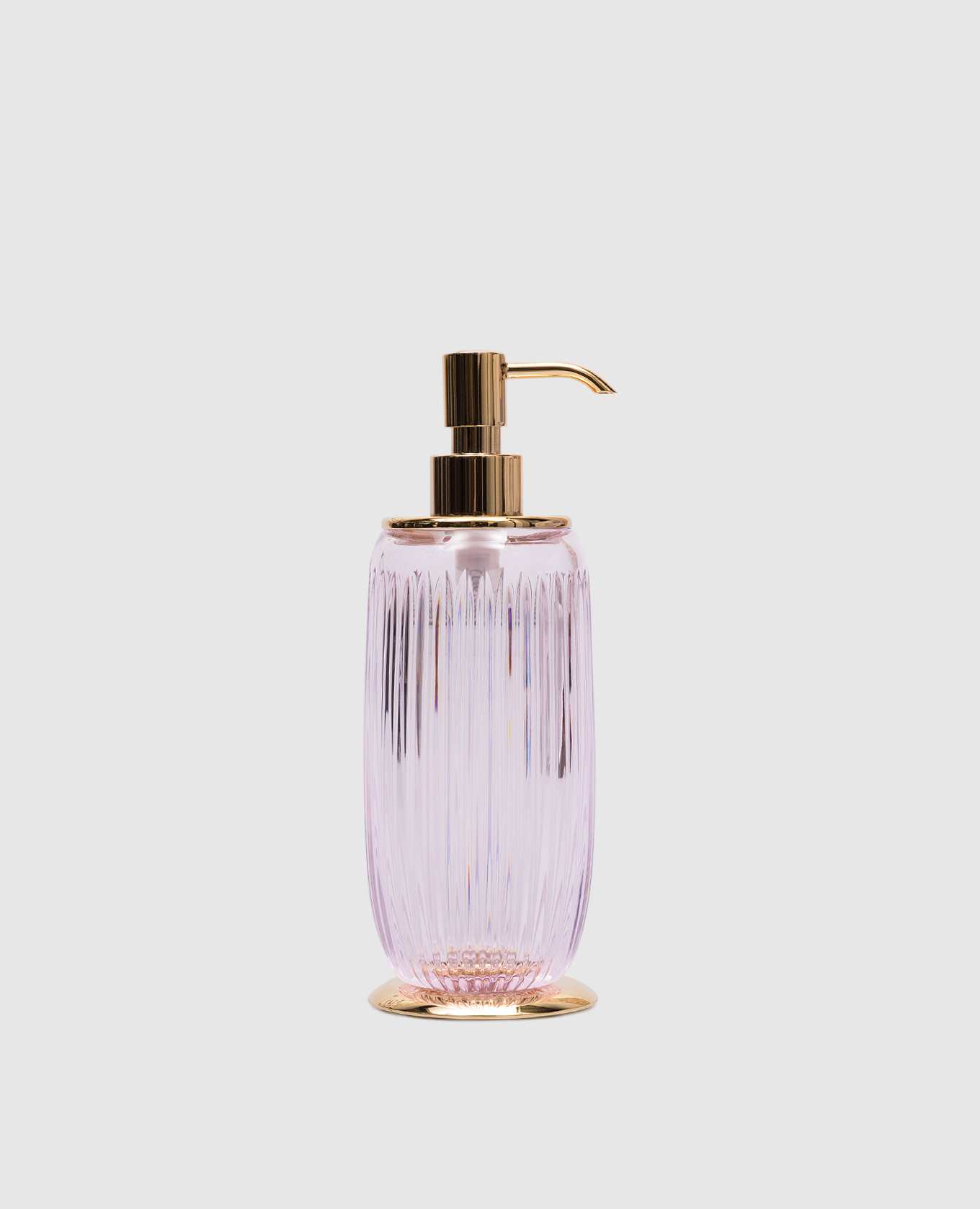 

Pink crystal liquid soap dispenser Elegance Treesseci