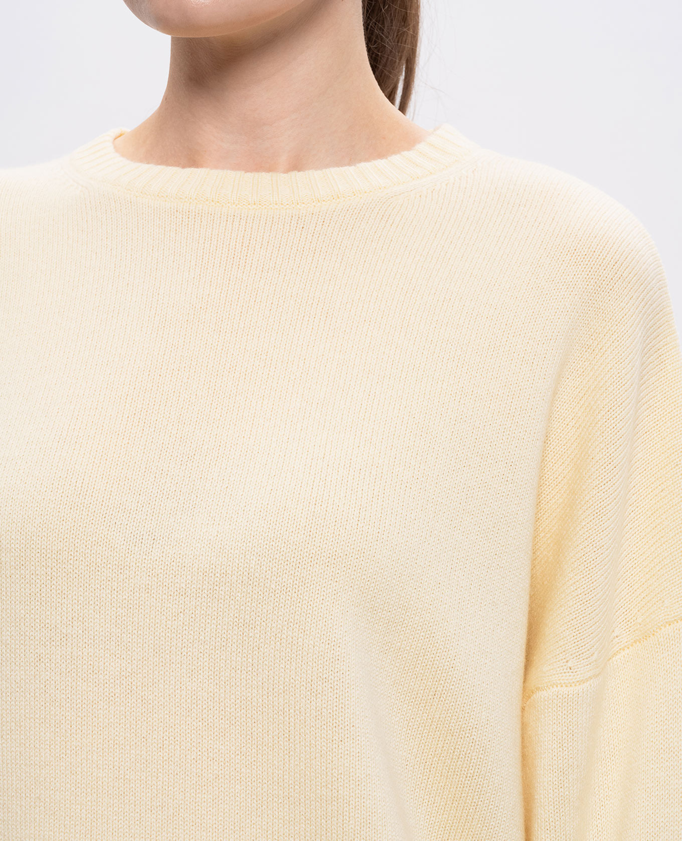 

Yellow ANTON cashmere sweater Loulou de Saison