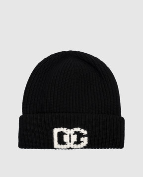 Dolce&Gabbana Black wool and cashmere hat GX65KTJGMM4