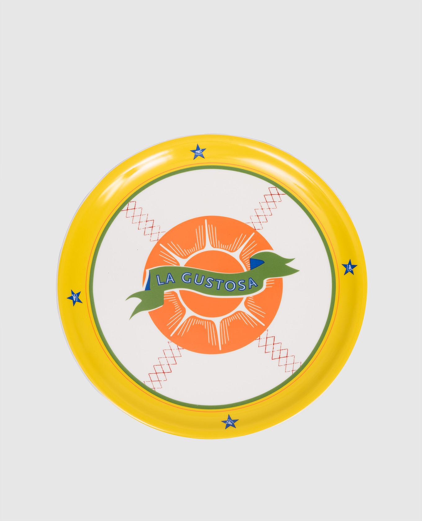 

Porcelain pizza plate La Gustosa Bitossi Home, White