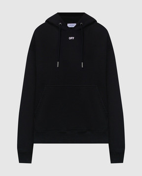 Off-White Black hoodie with Paint Arrow logo 44MBB085S26F00K