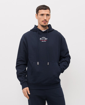 Iceberg Blue hoodie with logo embroidery E062630A