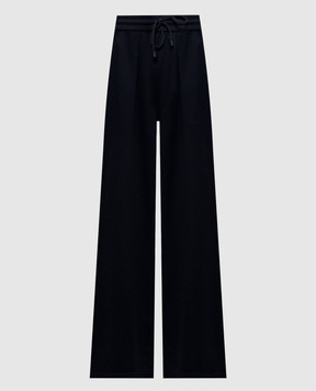Max Mara DANCING blue sweatpants with silk MXMDANCING