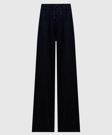 DANCING blue sweatpants with silk