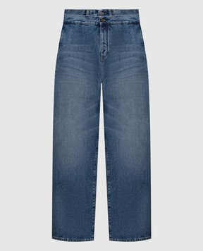 The Attico Blue jeans with a worn effect 261WCP00322DDD122AA