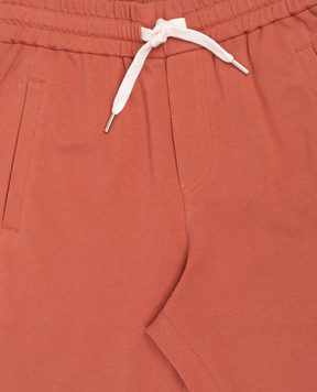 Brunello Cucinelli Children's orange joggers BE854E356A