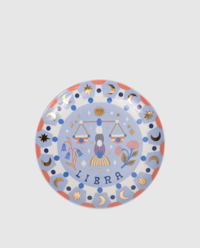 Bitossi Home Libra blue porcelain appetizer plate AST00001
