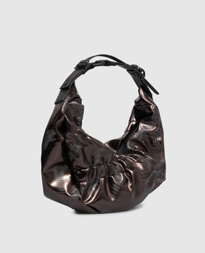 Innerraum Brown HM2 hobo bag with drape HM2MBBKCRSH