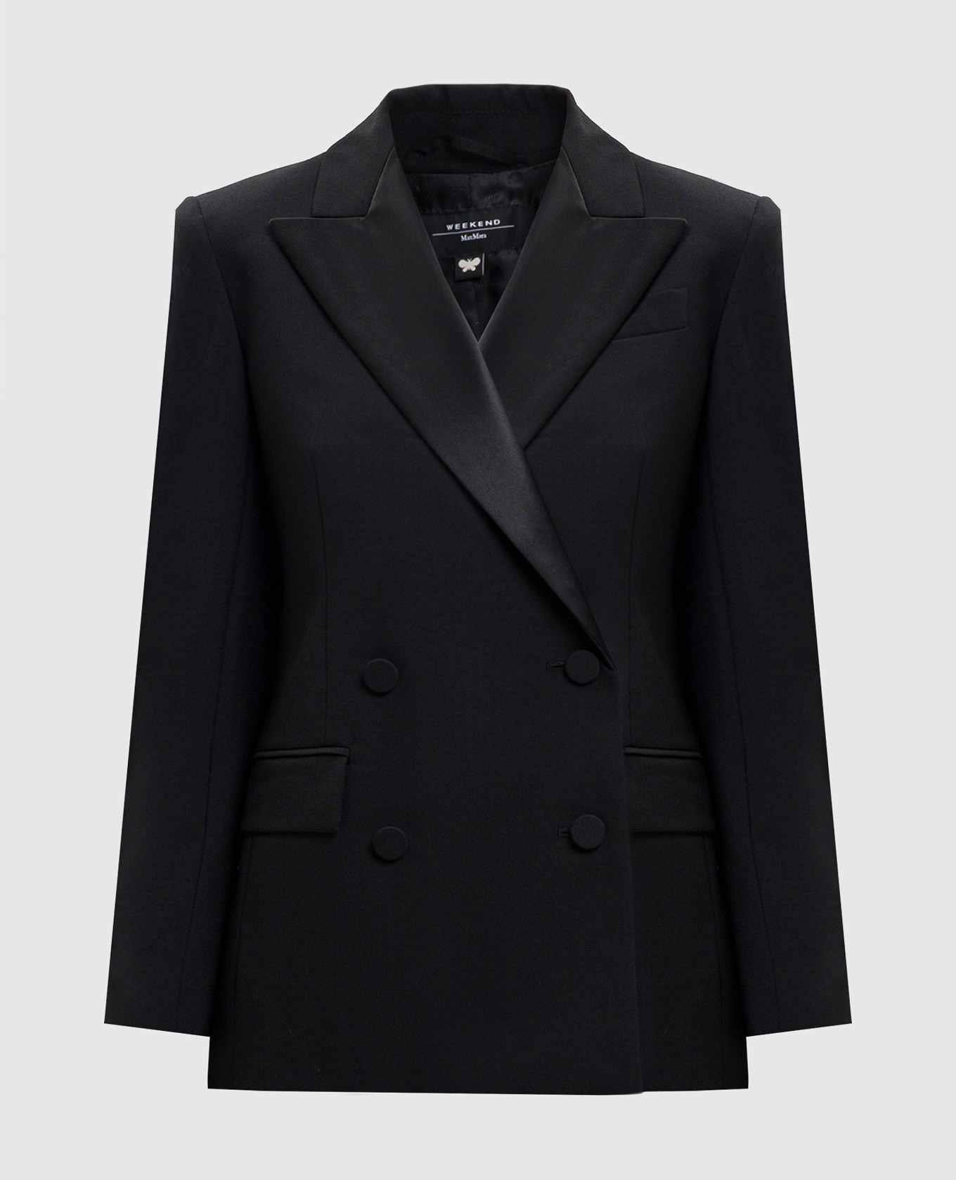 

BRIGIDA black double-breasted wool jacket Max Mara Weekend