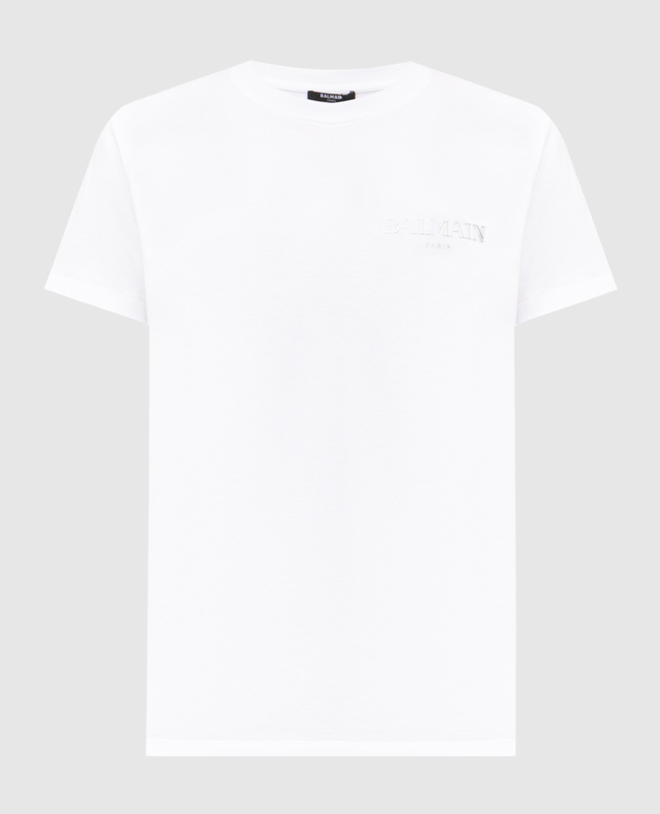

White T-shirt with logo print Balmain