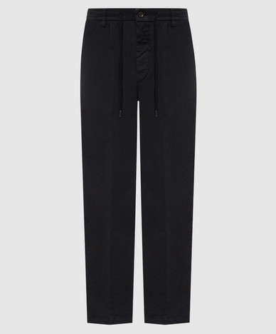 Blue cotton pants