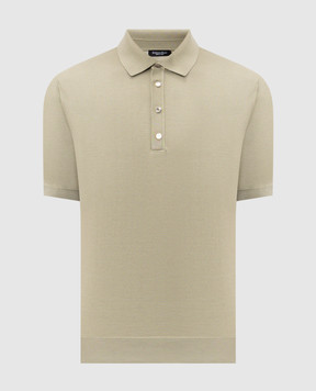 Stefano Ricci Green polo with silk K616440P35F26109