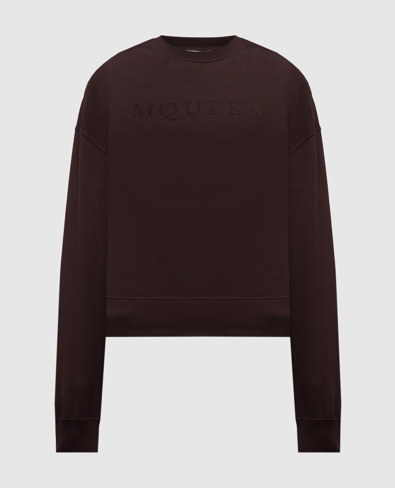 

Brown sweatshirt with logo Alexander McQueen