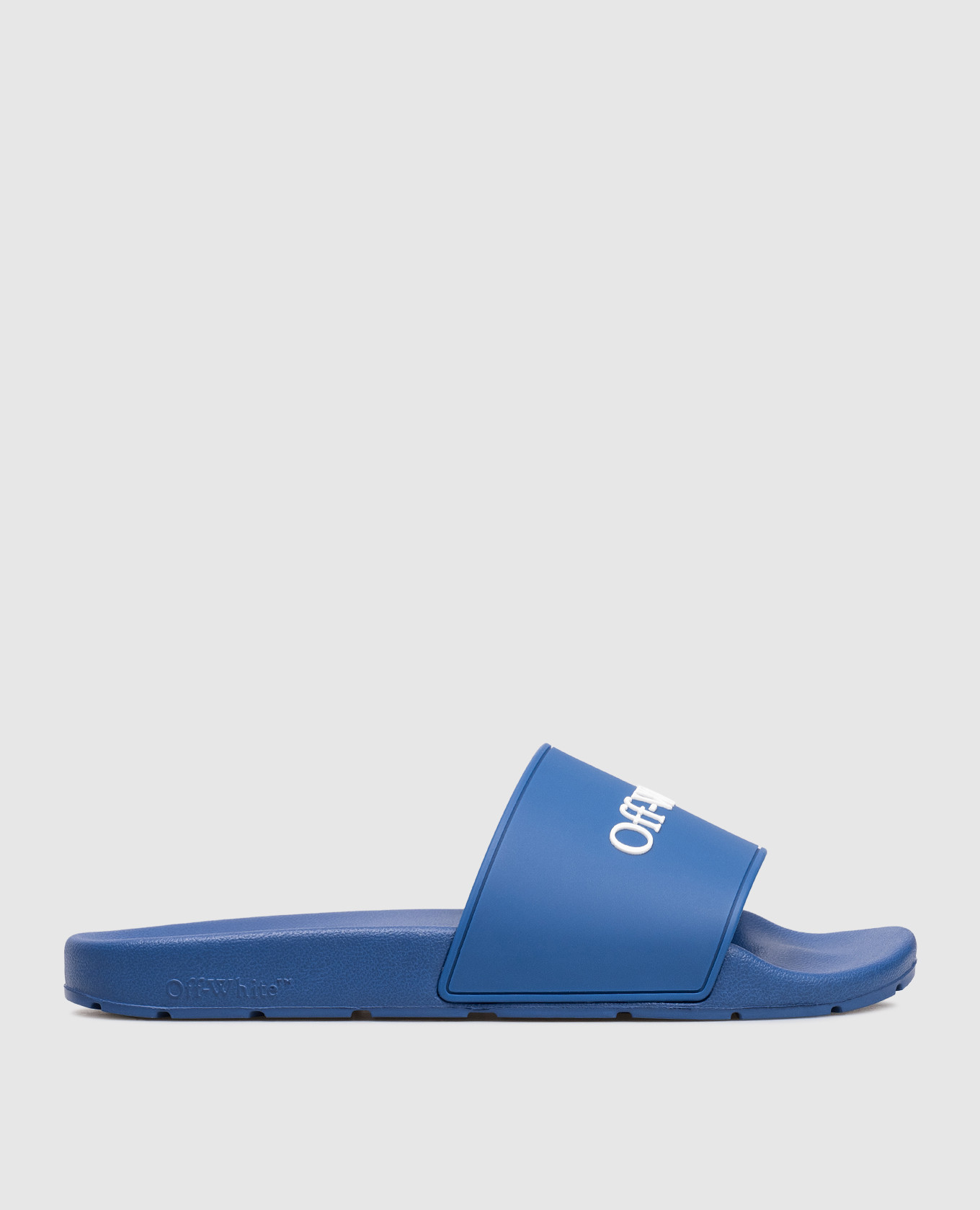 

Blue sliders with logo Off-White