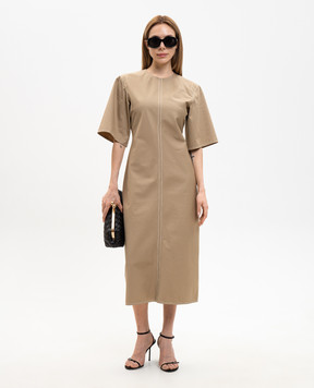 Ami Paris Brown dress FDR647CO0214