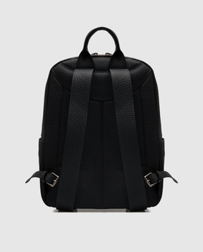 Enrico Mandelli Johnny navy leather backpack JOHNNY7213