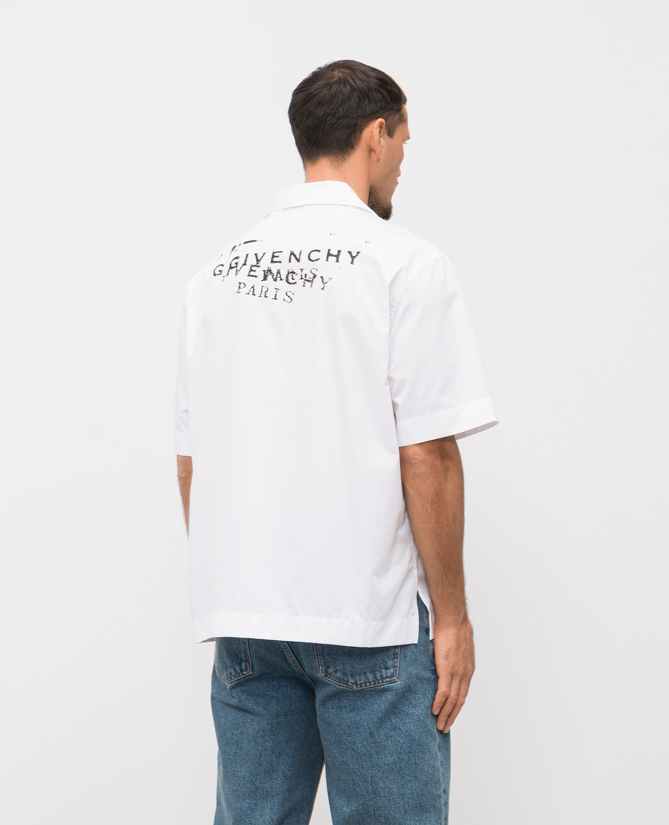 

White shirt with logo print Givenchy