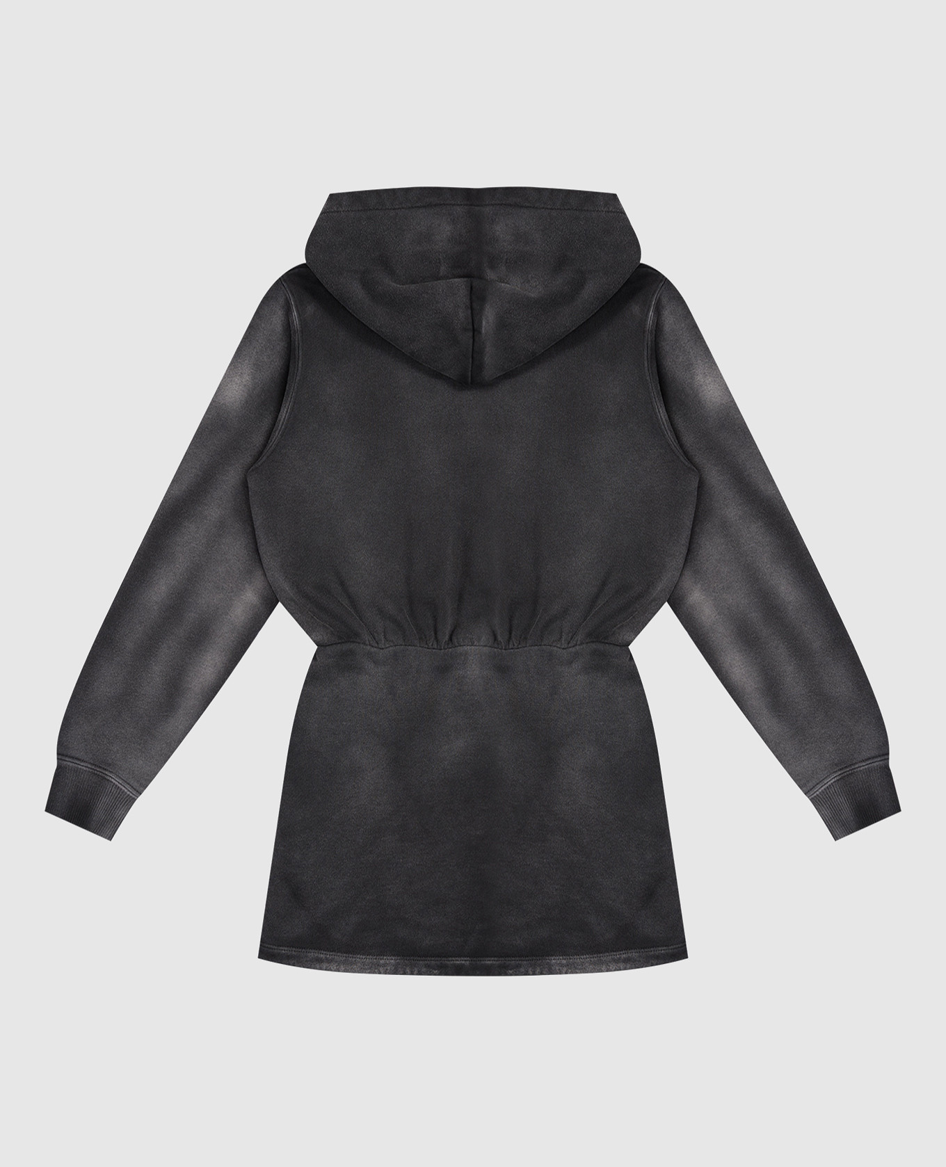 Children's gray mini dress with a worn effect Off-White 2