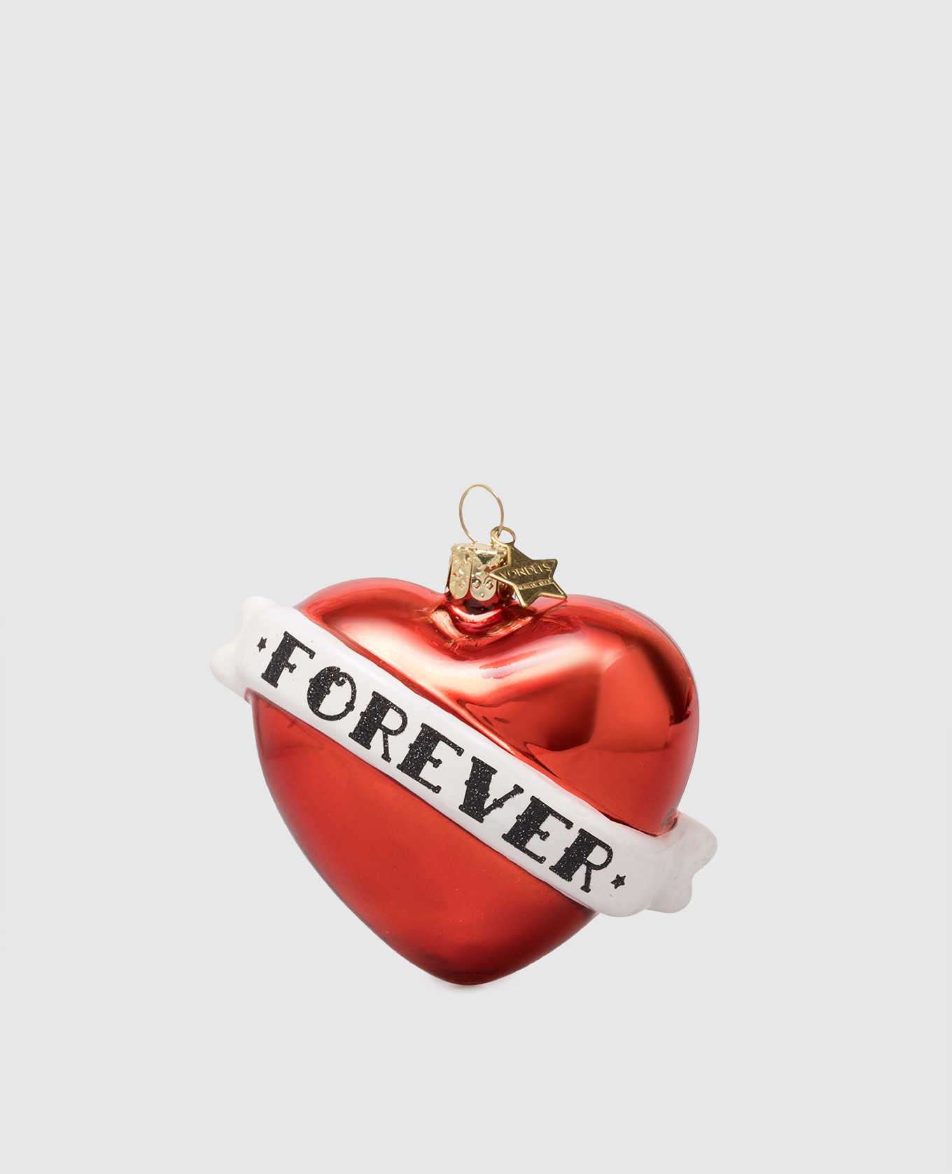 

Christmas tree toy Heart Vondels, Red