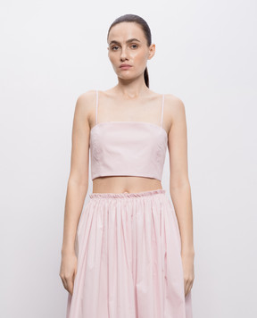 Gabriela Hearst Pink top Nadir 2261173T119