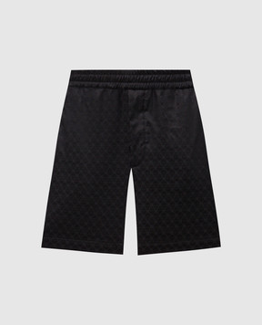 Alexander McQueen Black printed shorts 857175QRACA